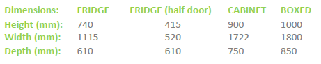 EB1720SS Fridge Star Under Bar fridge 633 Litre Capacity