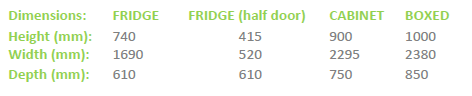 EB2300SS Fridge Star Under Bar fridge 893 Litre Capacity