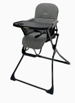 Easy Fold High Chair - Dark Grey