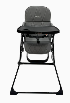 Easy Fold High Chair - Dark Grey
