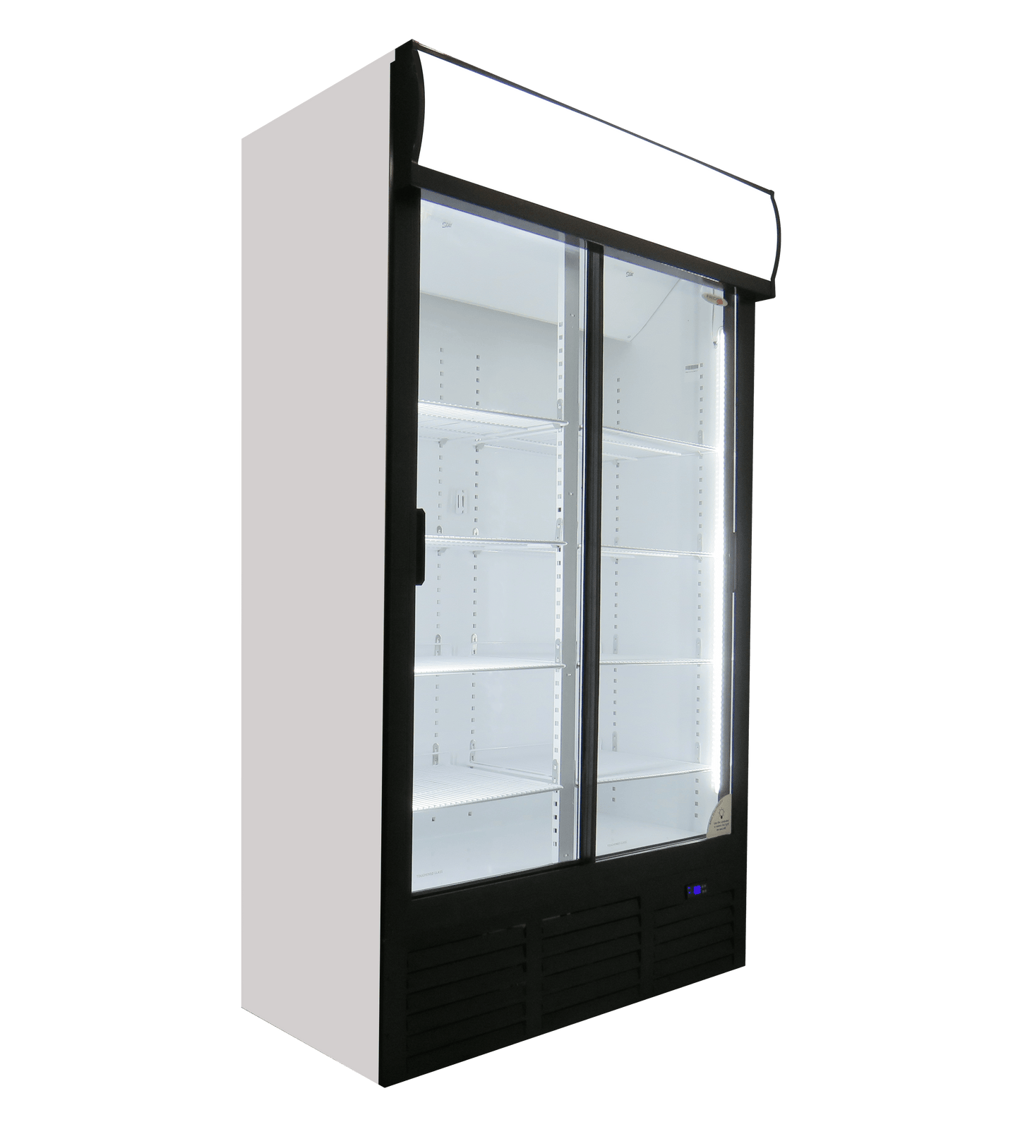 ES1140SL Fridge Star slimline sliding doors beverage cooler