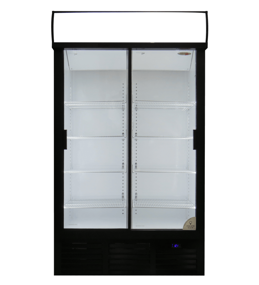 ES1140SL Fridge Star slimline sliding doors beverage cooler Megastar