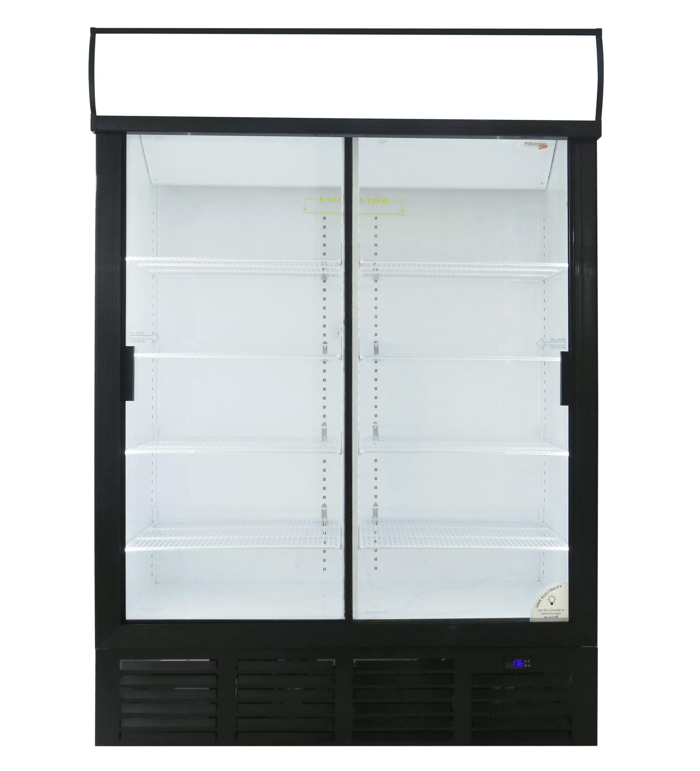 ES1360 Fridge Star sliding doors beverage cooler