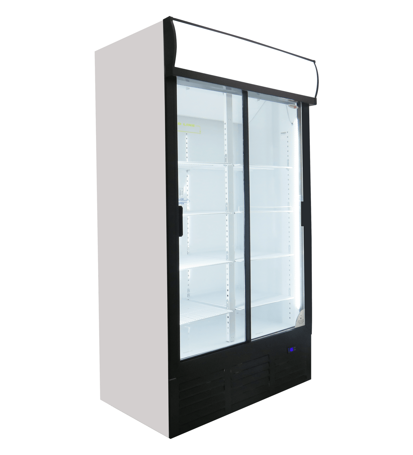 ES1140 Fridge Star sliding doors beverage cooler