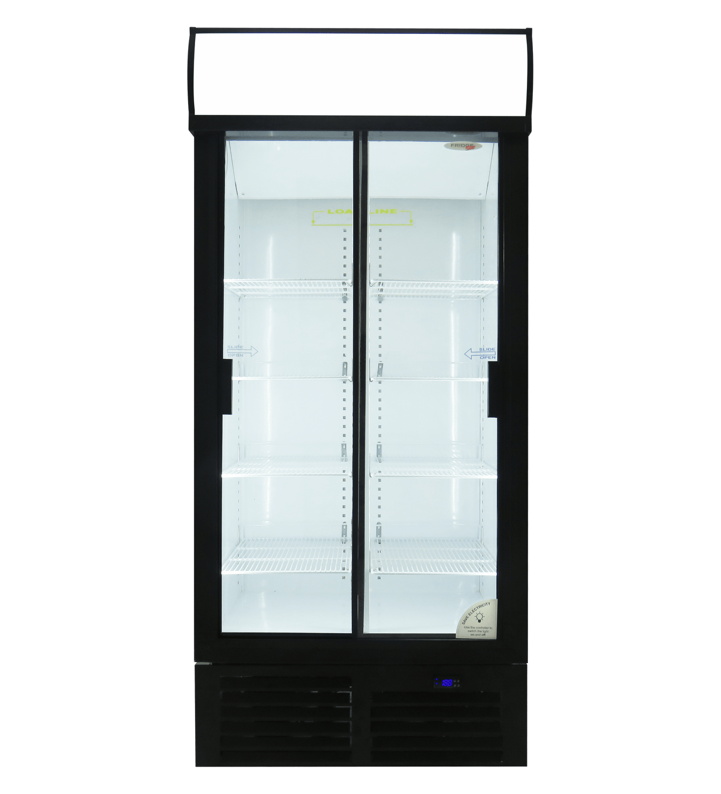 ES890 Fridge Star sliding doors beverage cooler