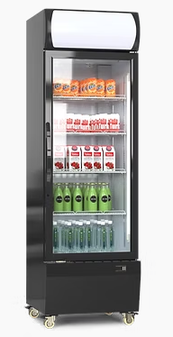 Grandé-Lite Bottle Cooler - Single Hinged Door (368L) Black