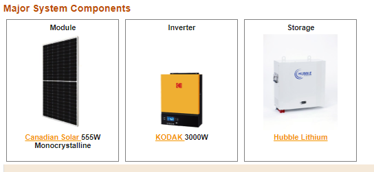 KODAK OG3.24 3kW 24V Off-Grid Solar Kit