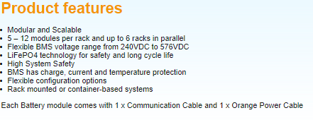 Pylon PowerCube H2, 3.552kWh, 48V 74Ah for High Voltage series connection(H48074)