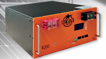 REVOV 2nd LiFe R200 Lithium-Iron Battery 51.2V 200Ah 10.2kWh.