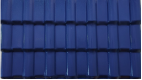 ASA Roof Tiles - RT03 - Dark Blue Length: 5.0m, 6.6m, 11.61m. Width: 1050mm, Effect Width: 960mm, Thickness: 3.0mm