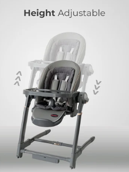 Royal 3 in 1 Swing and High Chair - Grey