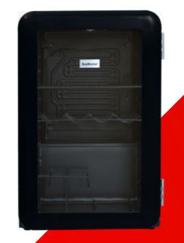 Snomaster SC-70R  68L Counter-Top Retro Beverage Cooler - Black