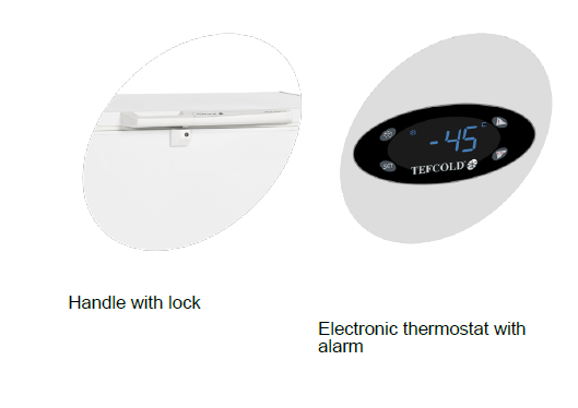 TEFCOLD SE40-45  400lt Laboratory Freezer with alarm -45°C