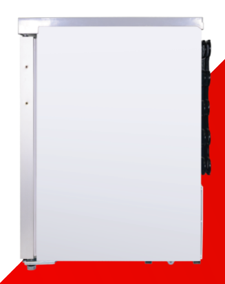 Snomaster SM-220F - 97L Under-Counter Freezer Glass Door