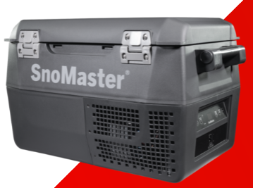 Snomaster SMDZ-LS25 - 25.2lt Grey Plastic Fridge/Freezer DC With 220V Power Adapter