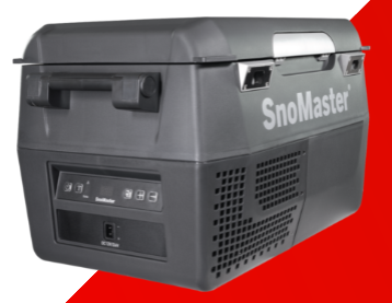 Snomaster SMDZ-LS135 - 36.5lt Grey Plastic Portable Fridge/Freezer DC With 220V Power Adapter