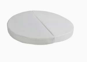 Selina 5 in 1 Cot White with 3pcs mattress and fitted sheets