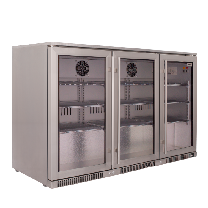 Snomaster SD-300SS Sub Zero - 300lt Stainless Steel Under Counter Bar Fridge