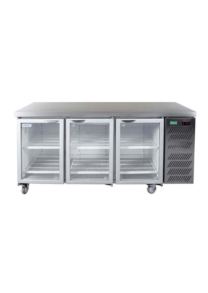 Staycold hdu1800-hc glass door under bar fridge