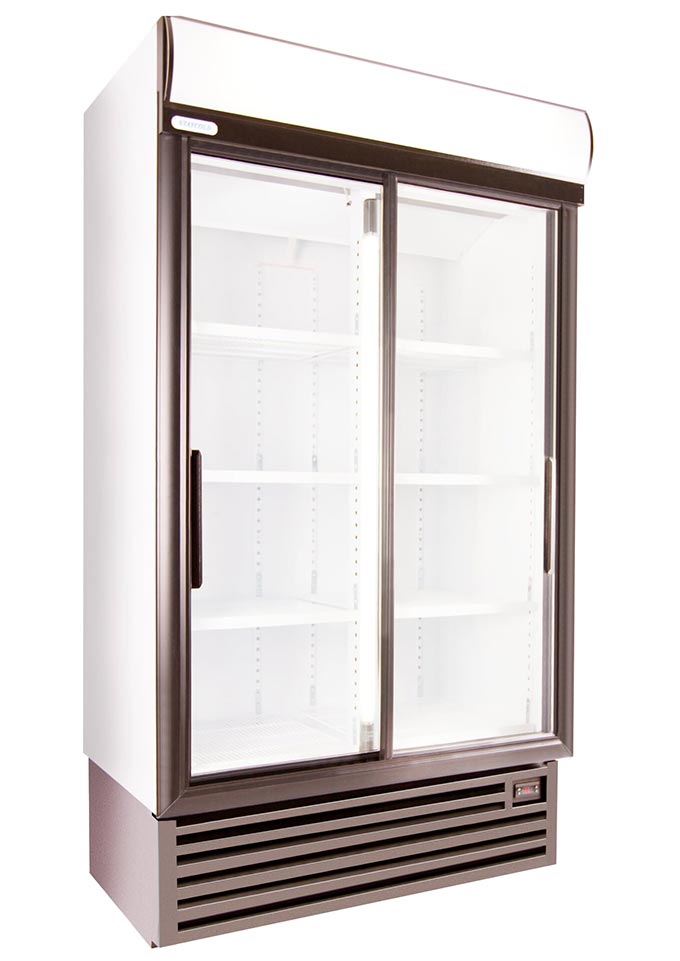 Staycold sd1140 double sliding door beverage cooler