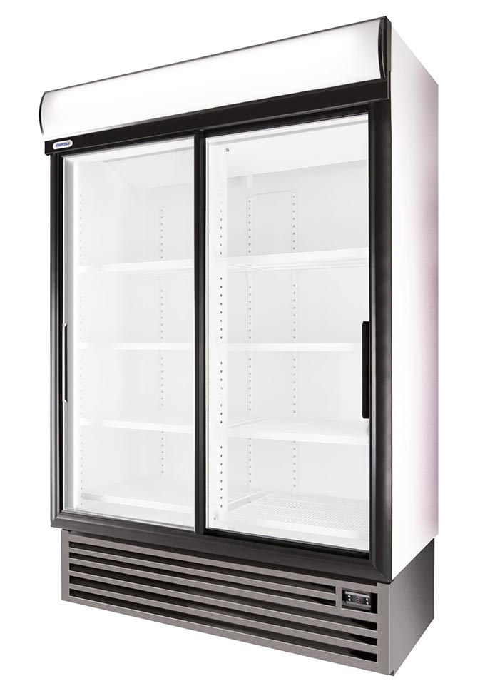 Staycold SD1360 double sliding door beverage cooler