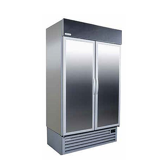 Staycold shd1140 stainless steel door cooler with grey trim