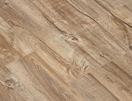 Supreme Laminate Autumn Oak AC3/W31-V4, 8mm – (4-sided V Groove) Panel size: 1.216 x 239 x 8mm 2.32m²/box.