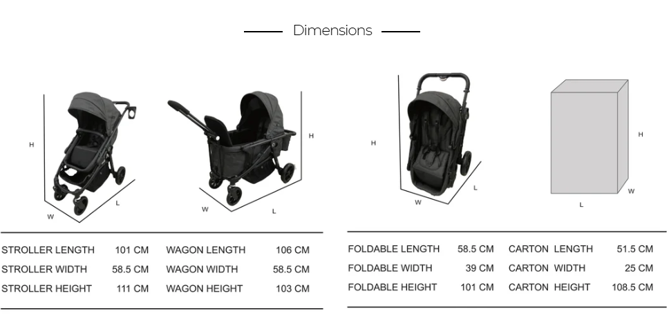 Switchable Wagon Stroller