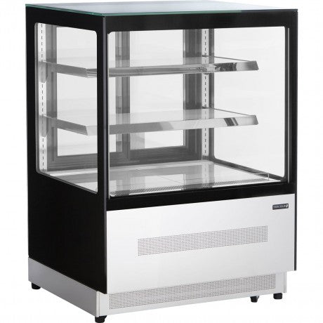 TEFCOLD LPD900F 140lt REFRIGERATED FLAT GLASS DISPLAY CASE