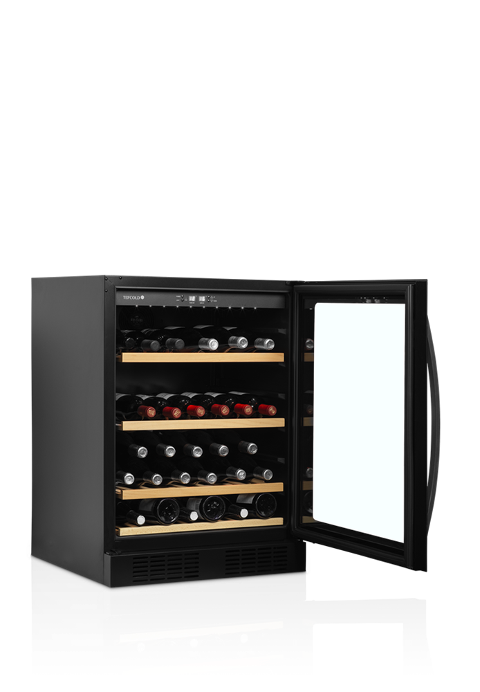 TEFCOLD TFW200F FRAMELESS GLASS DOOR WINE COOLER (48 BOTTLE)