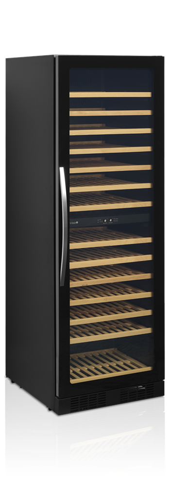 TEFCOLD TFW400-2F FRAMELESS GLASS DOOR WINE COOLER (DUAL ZONE , 163 BOTTLE)