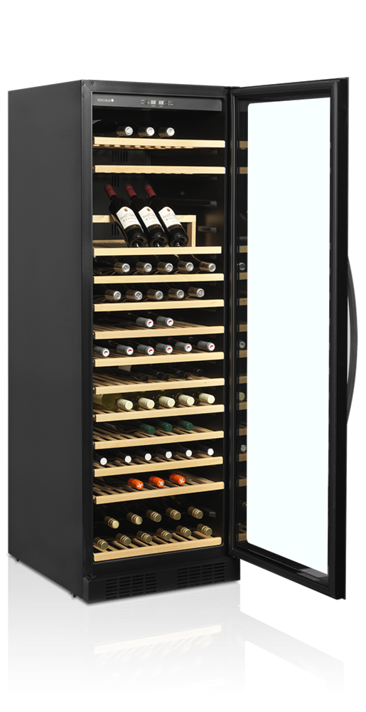 TEFCOLD TFW400-F FRAMELESS  GLASS DOOR WINE COOLER (165 BOTTLE)