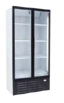 Just Refrigeration URF1140AAIH Double glass door freezer - 980Lt (8 Shelves)