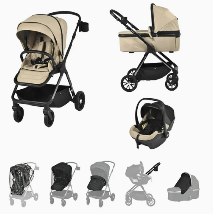 Viano Matrix 3 in 1 Travel System, Sand