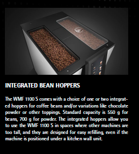 WMF 1100 S Single Grinder Coffee Machine