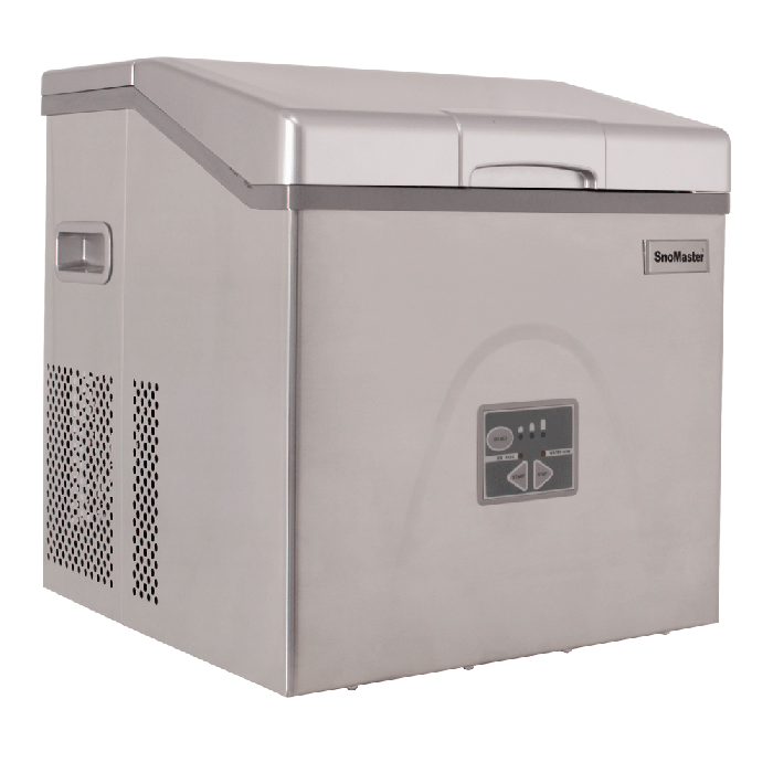 Snomaster ZBC-20  - 20Kg Counter-Top Ice-Maker - Stainless Steel