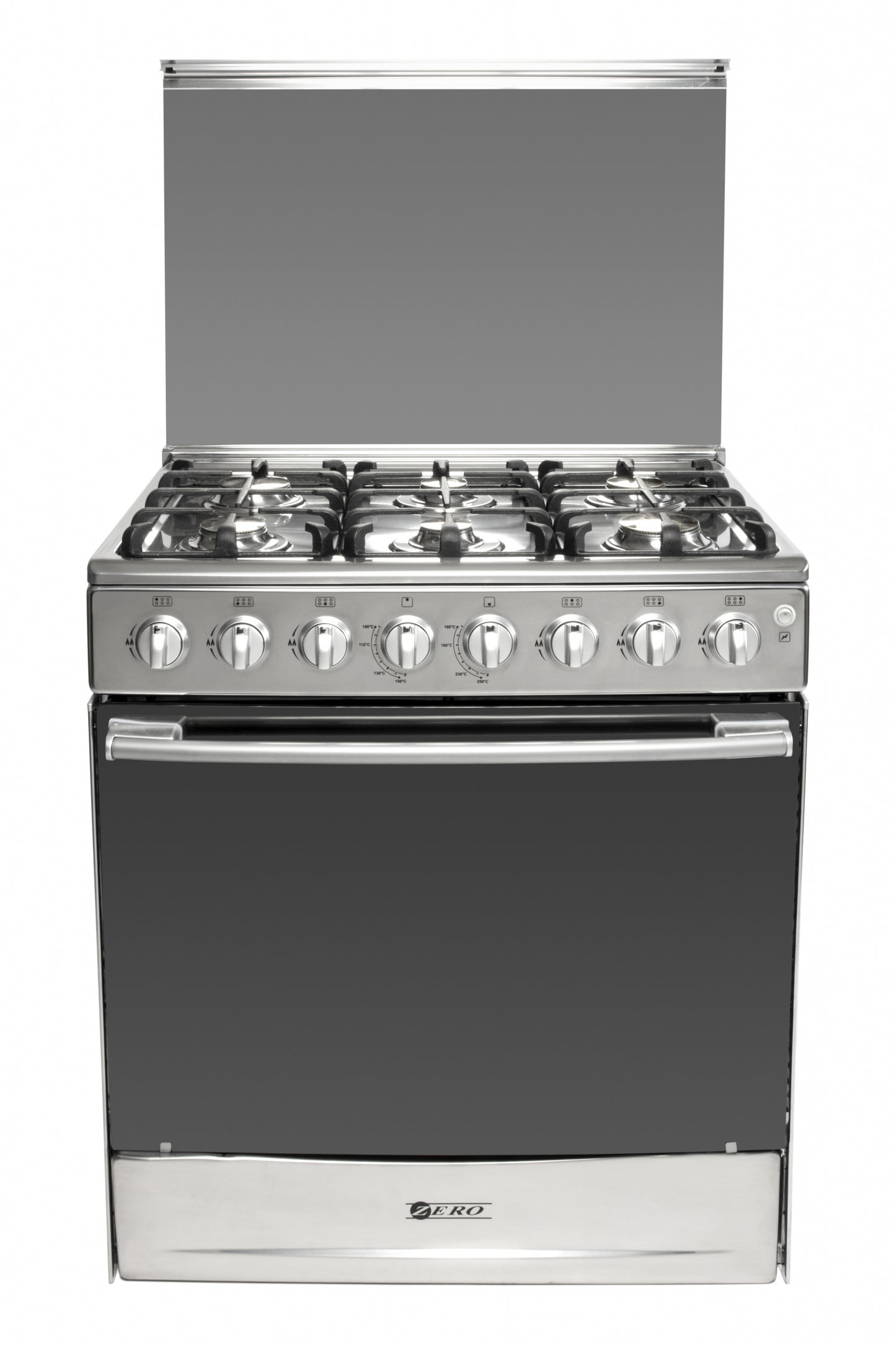 ZERO 6 PLATE STAINLESS STEEL GAS OVEN GRILL