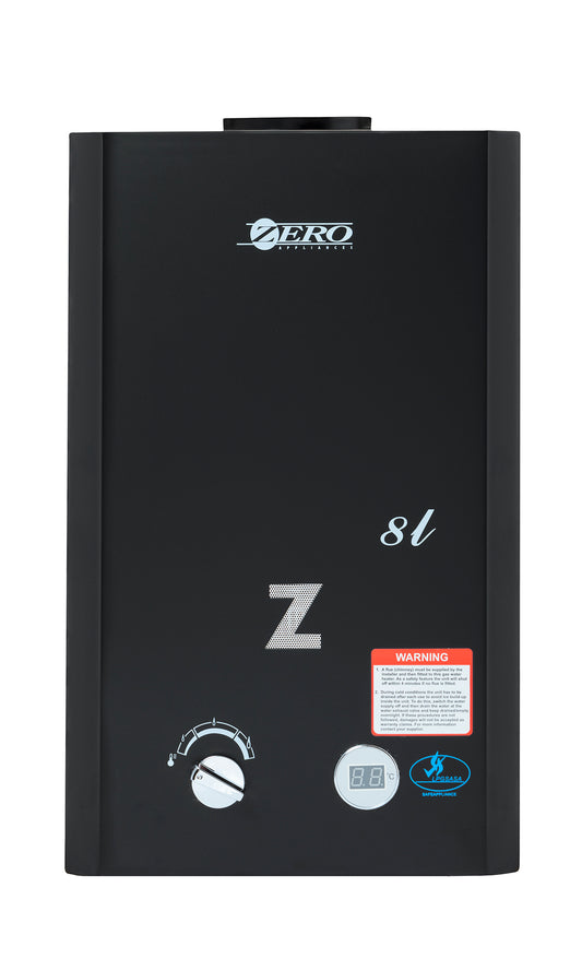 ZERO 8lt GAS WATER HEATER